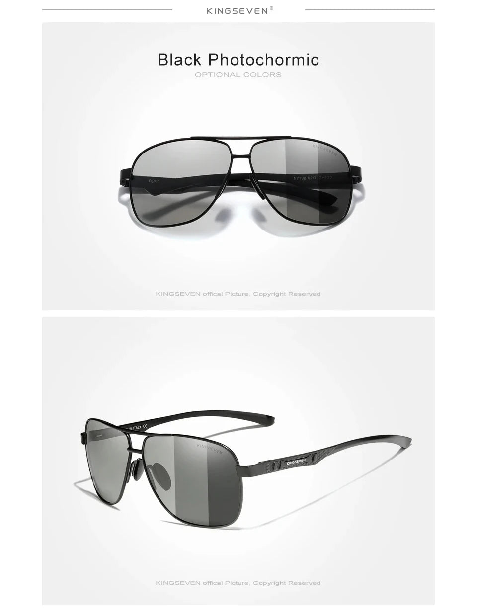 Lunettes de Soleil Homme Polarisées Aluminium — UV400 HD Premium