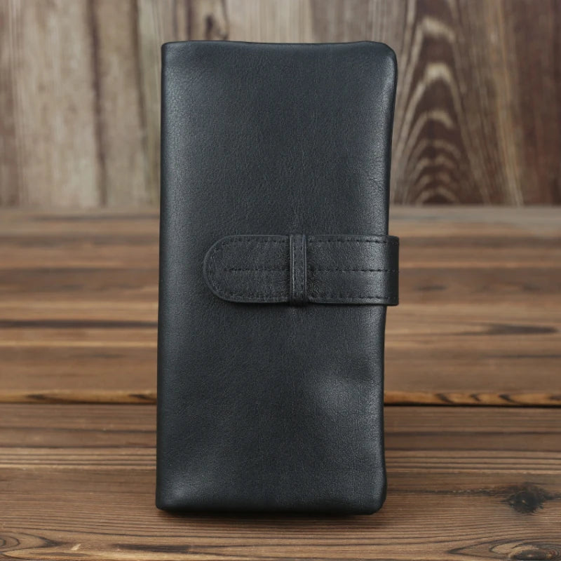Portefeuille Cuir Véritable Premium — Unisexe Anti-Vol RFID FuturaTrend