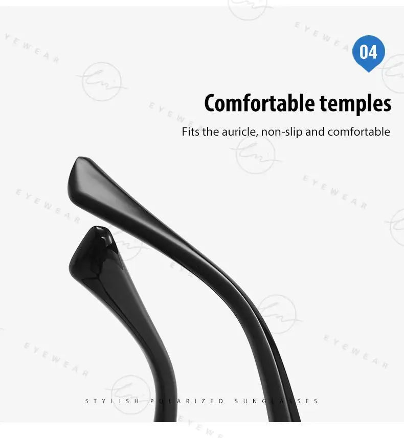 Lunettes de Soleil Femme LM Polarisées Carrées - UV400 Gradient Luxury 2024