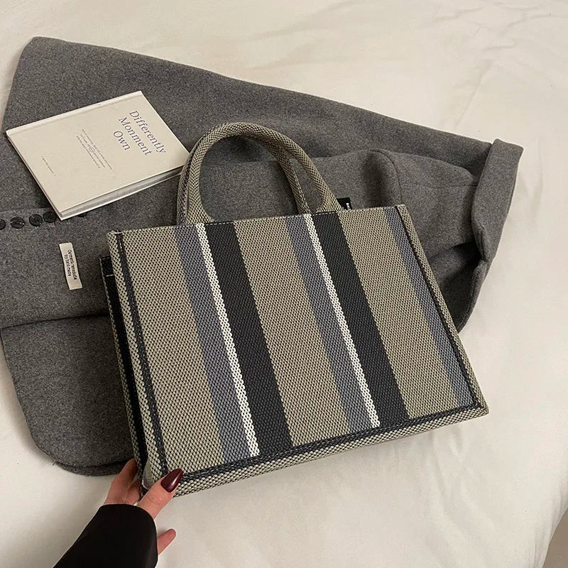 Sac de Plage Boho Fashion Grande Capacité - Tote Canvas Designer Été 2025