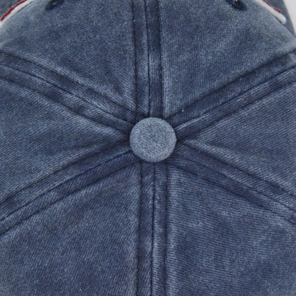 Casquette Baseball BOSTON Rétro Brodée - Chapeau Soleil Hip Hop Printemps Automne Ajustable