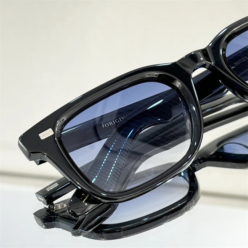 Lunettes de Soleil Carrées Acétate Unisexe — Luxury Moderne UV400