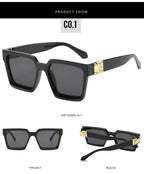 Men's Square Luxury Sunglasses — Retro Design UV400