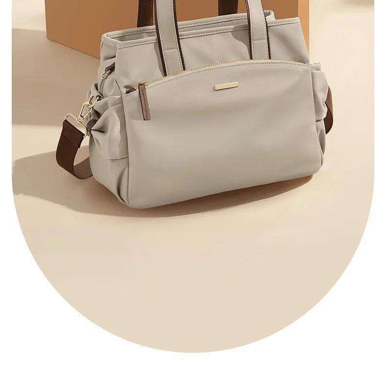 Bolso de Mano Mujer Gran Capacidad Lona — Bandolera Multifunción