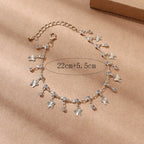 Bracelet de Cheville Luxury Cristal Papillon - Bijou de Pied