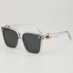 Lunettes de Soleil Femme Designer Fleurs — Luxury UV400