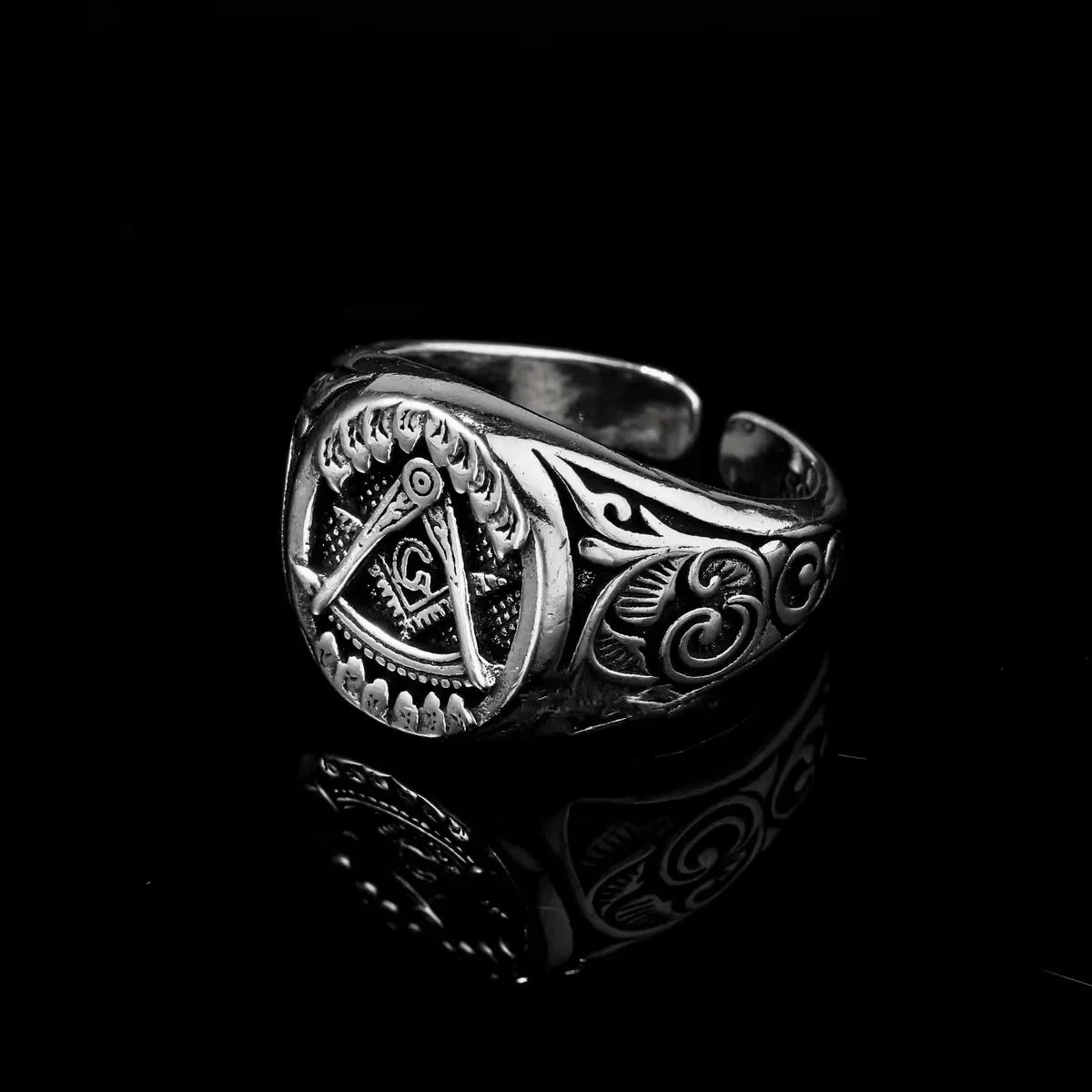 Bague Homme Hip Hop Punk - Acier Inoxydable Style Américain