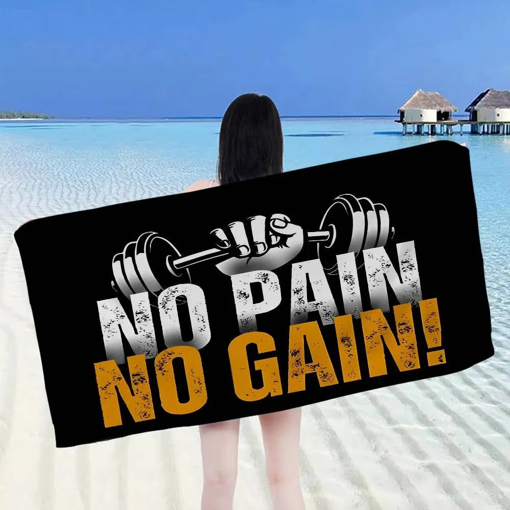 Serviette de Plage Gym Colorée Microfibre - Séchage Rapide Anti-Sable Yoga Spa