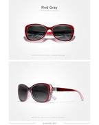 Gafas de sol polarizadas ovaladas KINGSEVEN para mujer — Gradiente UV400