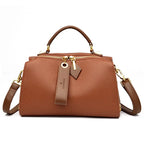 Women's PU Leather Crossbody Shoulder Bag (Yellow)