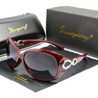 Lunettes de Soleil Femme Polarisées Luxury — Design Vintage UV400