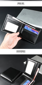 Portefeuille Homme Cuir Compact — Slim Business Minimaliste FuturaTrend