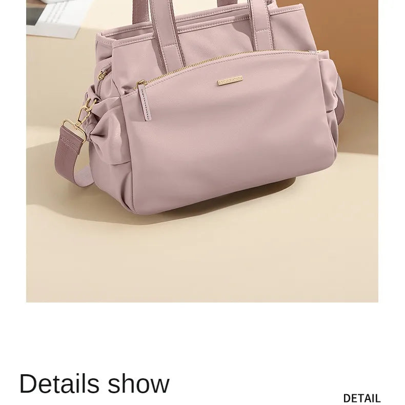 Bolso de Mano Mujer Gran Capacidad Lona — Bandolera Multifunción
