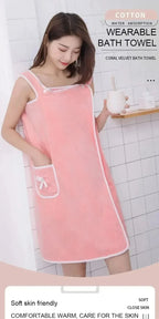 Toalla de baño portátil para mujer de 140x85cm - Toalla de secado rápido para spa, playa, gimnasio y yoga.