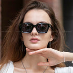 Premium Black Square Sunglasses — Luxury UV400
