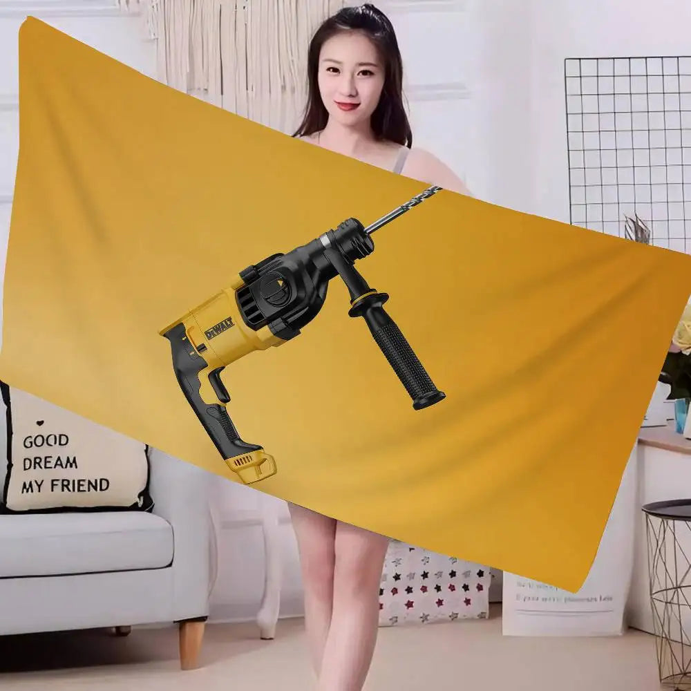 Grande Serviette de Plage Microfibre Séchage Rapide - Piscine Voyage Yoga Natation