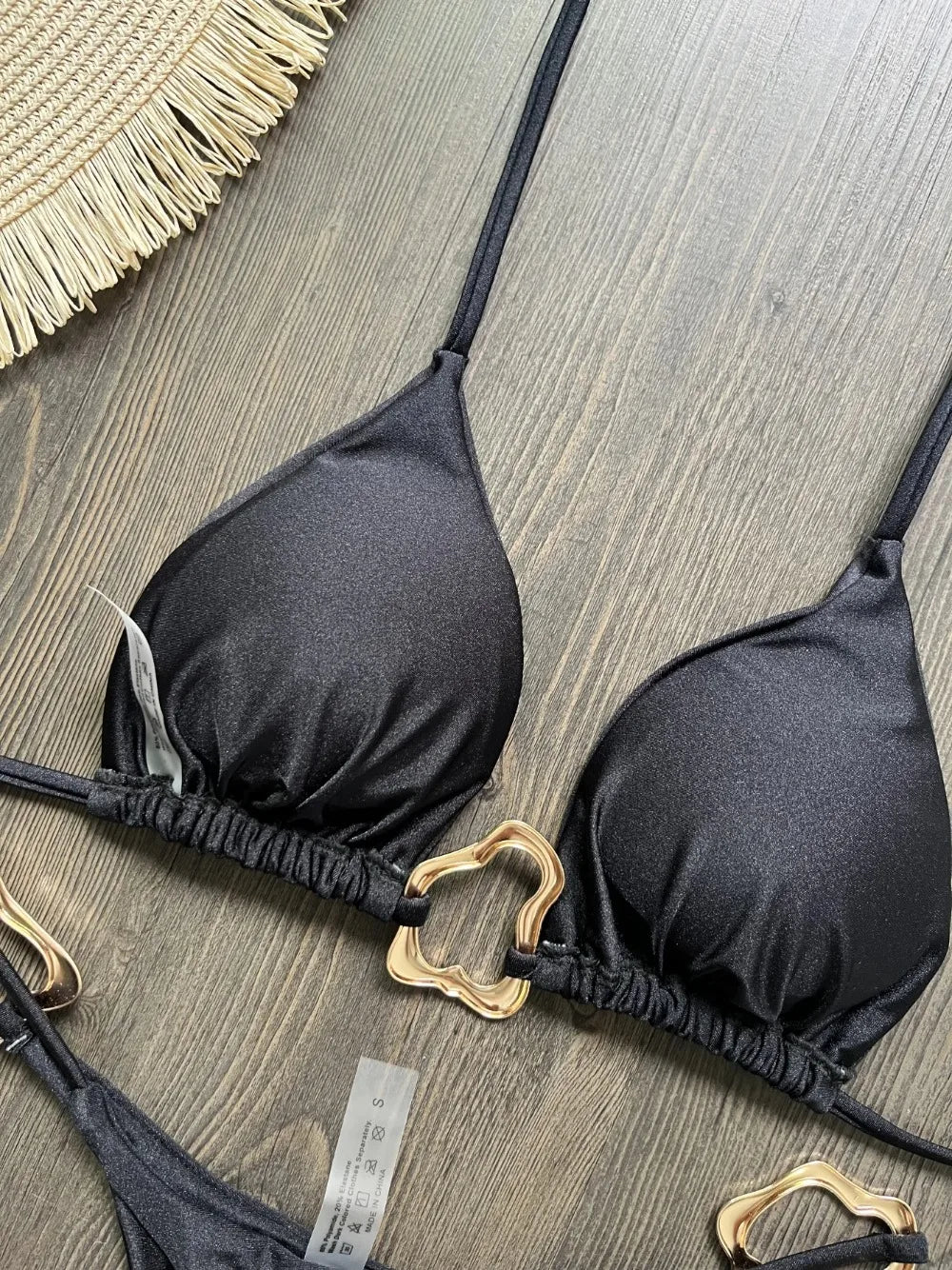 Micro Bikini Sexy Femme Push-Up - Maillot de Bain Brésilien Deux Pièces Plage