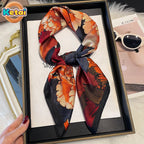 Foulard Carré Soie 90x90cm — Collection Signature FuturaTrend