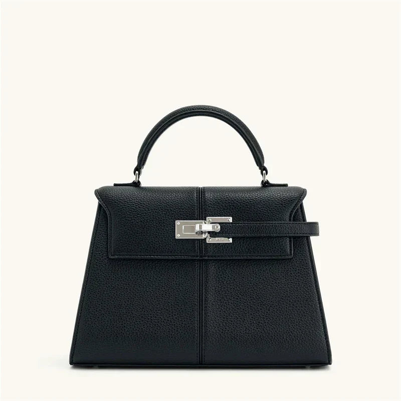 Sac à Main Crossbody Cuir Véritable Femme – Noir | FuturaTrend