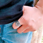 Bague Homme ID Acier Inoxydable 16mm - Design Minimaliste Élégant