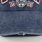 Casquette Baseball BOSTON Rétro Brodée - Chapeau Soleil Hip Hop Printemps Automne Ajustable