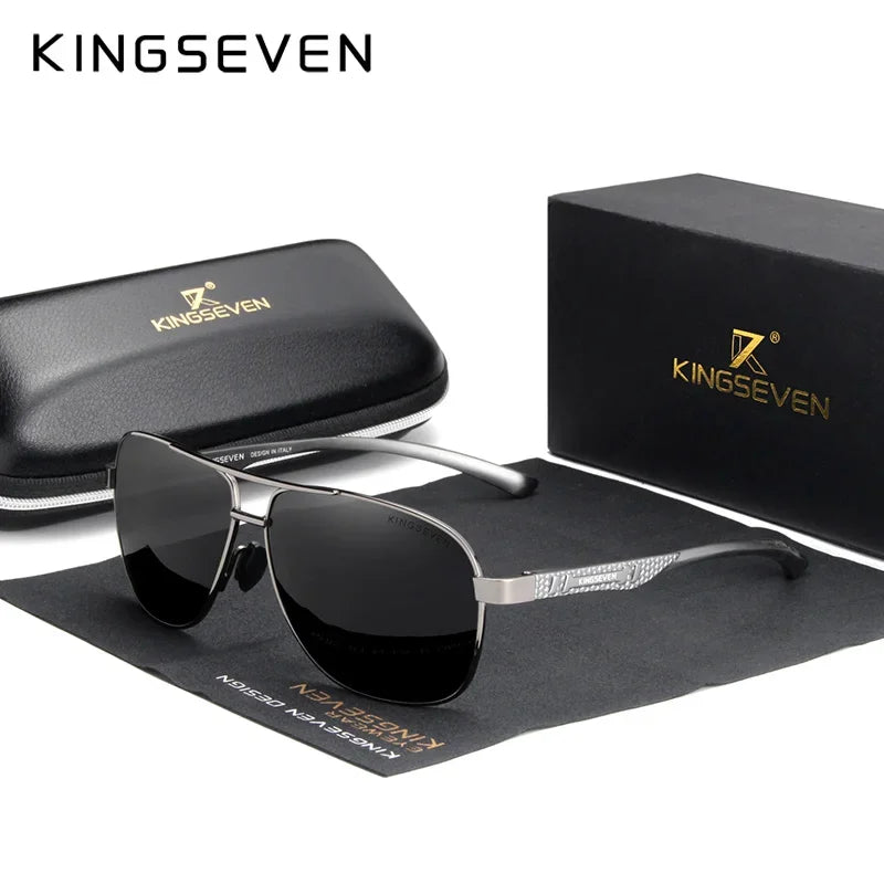 Gafas de sol polarizadas para hombre de aluminio — UV400 HD Premium