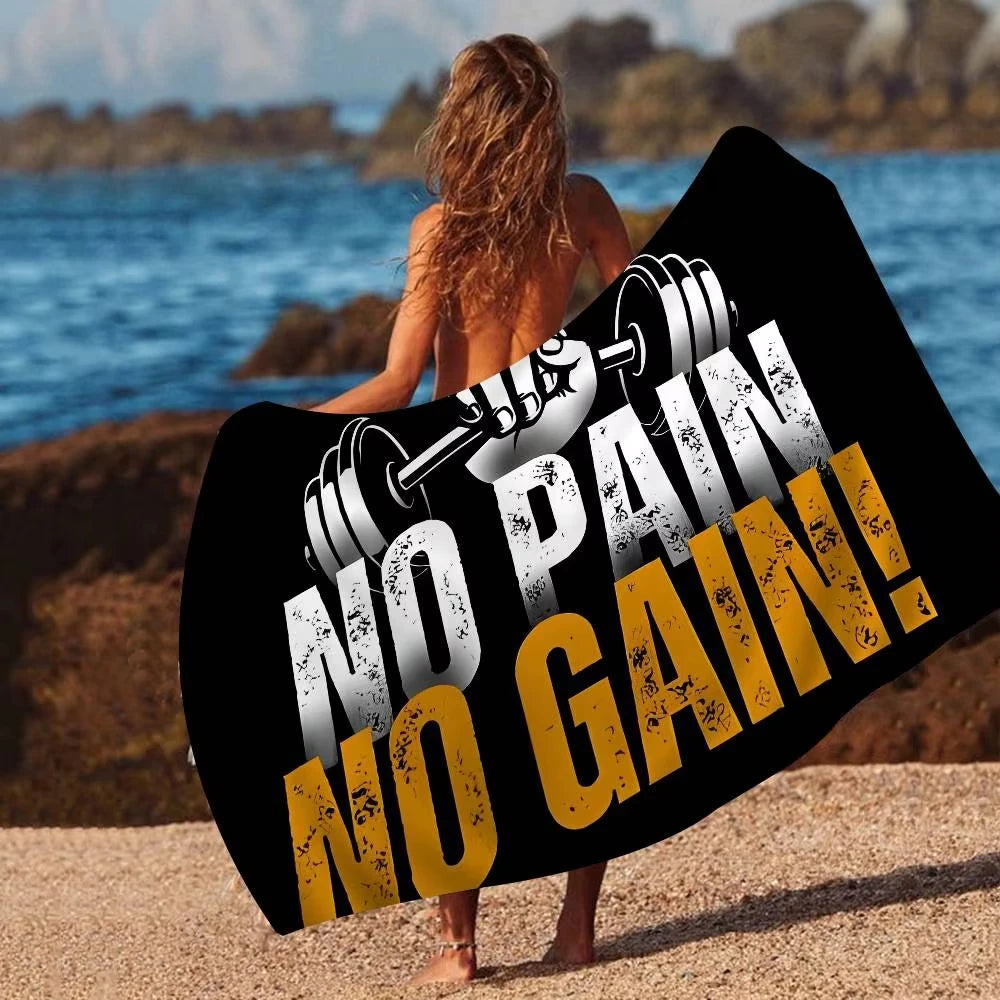 Serviette de Plage Gym Colorée Microfibre - Séchage Rapide Anti-Sable Yoga Spa