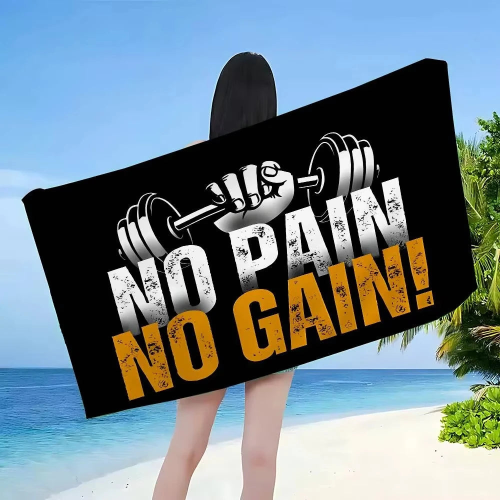 Serviette de Plage Gym Colorée Microfibre - Séchage Rapide Anti-Sable Yoga Spa