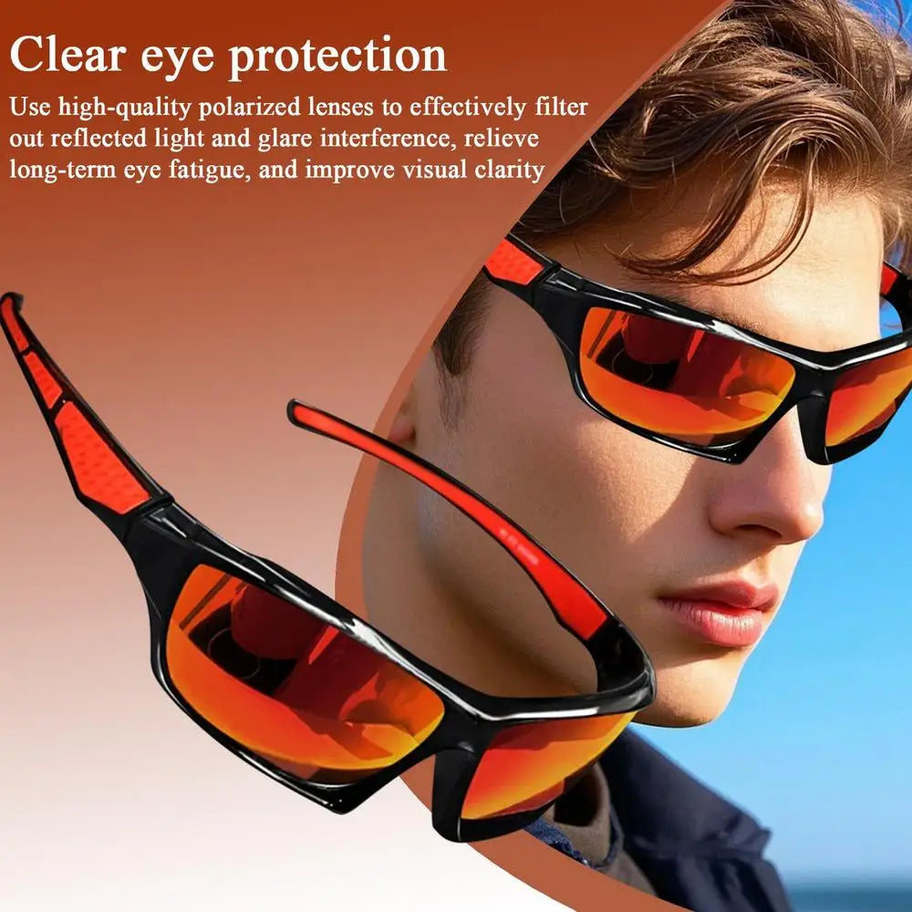 Lunettes de Soleil Homme Polarisées Sport — Protection Complète UV400