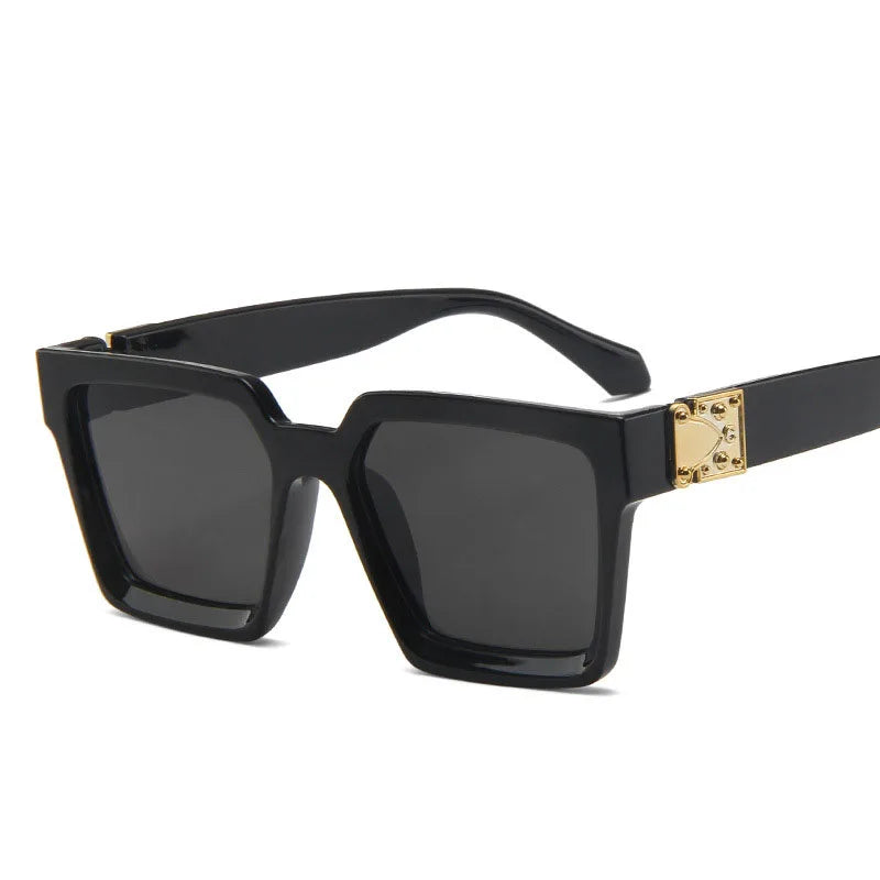 Lunettes de Soleil Carrées Homme Luxury - Design Rétro UV400