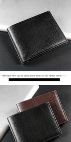Portefeuille Homme Cuir Compact — Slim Business Minimaliste FuturaTrend
