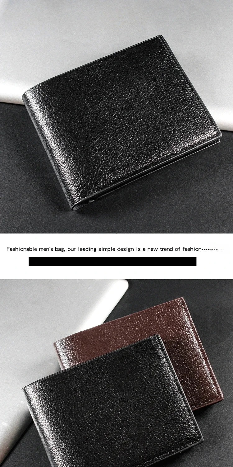 Portefeuille Homme Cuir Compact — Slim Business Minimaliste FuturaTrend