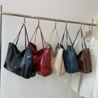 Bolso Tote de Mujer de Gran Capacidad - Cuero Suave de Hombro Retro 2026