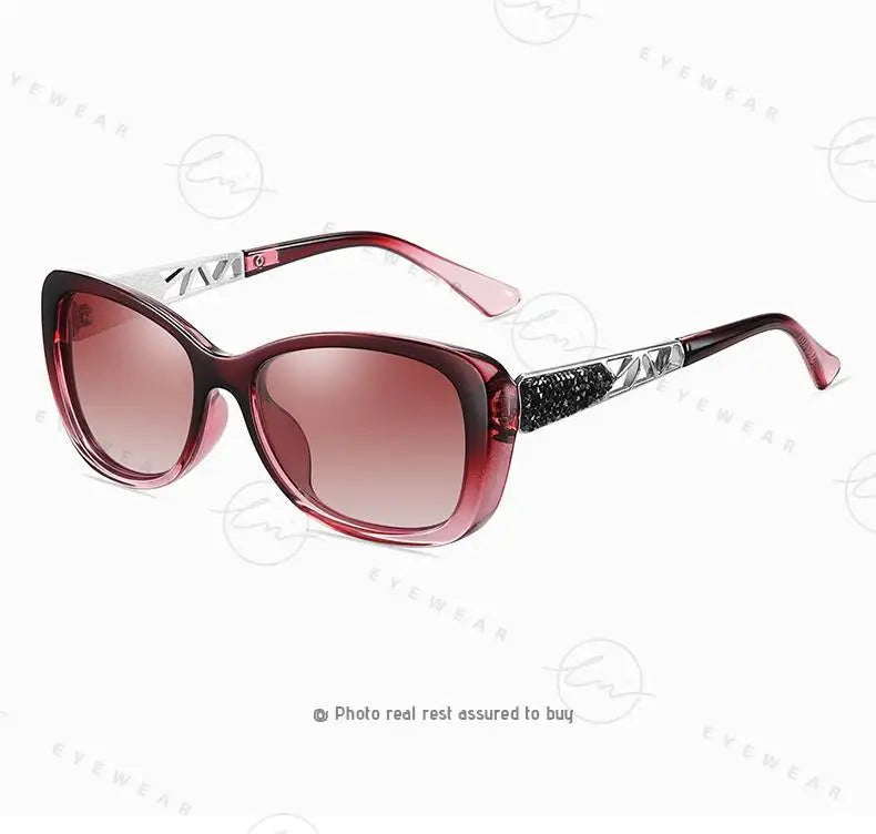 Lunettes de Soleil Femme LM Polarisées Carrées - UV400 Gradient Luxury 2024