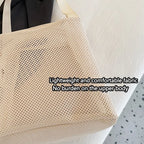 Sac de Plage Mesh Filet Réutilisable Grande Capacité — Éco Chic FuturaTrend