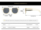 Gafas de sol Steampunk vintage de lujo - Moda retro punk unisex