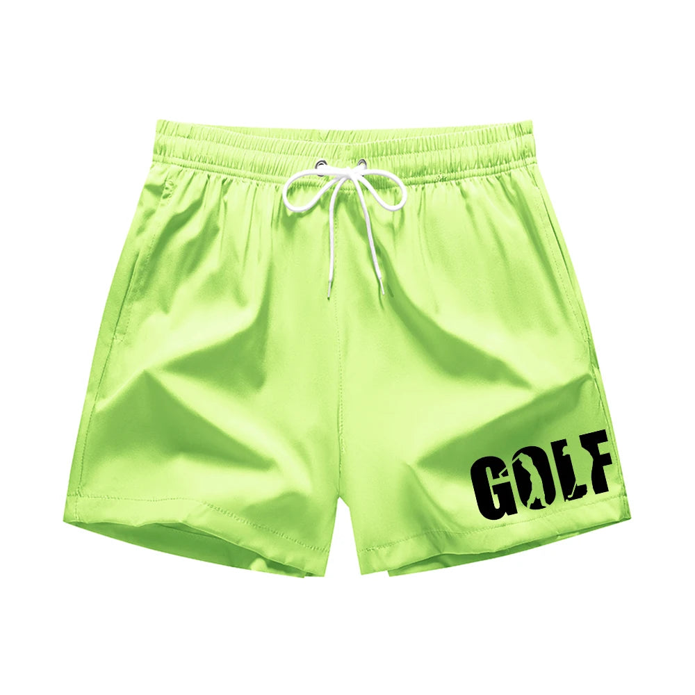 Short de Bain Homme Imprimé Séchage Rapide - Maillot Plage Été Respirant Cordon