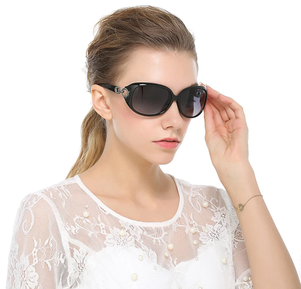 Lunettes de Soleil Polarisées Femme Luxury - Design Vintage