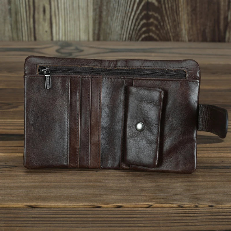 Portefeuille Cuir Véritable Premium — Unisexe Anti-Vol RFID FuturaTrend