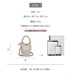 Bolso de hombro de cuero para mujer - Tote grande clásico de lujo