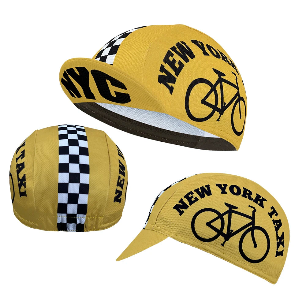 Casquette Cyclisme Classique Polyester - Absorption Transpiration Multicolore Unisexe Sport