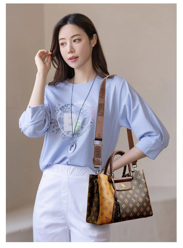 Sac à Main Femme Élégant — Poignée Unique Design Signature FuturaTrend