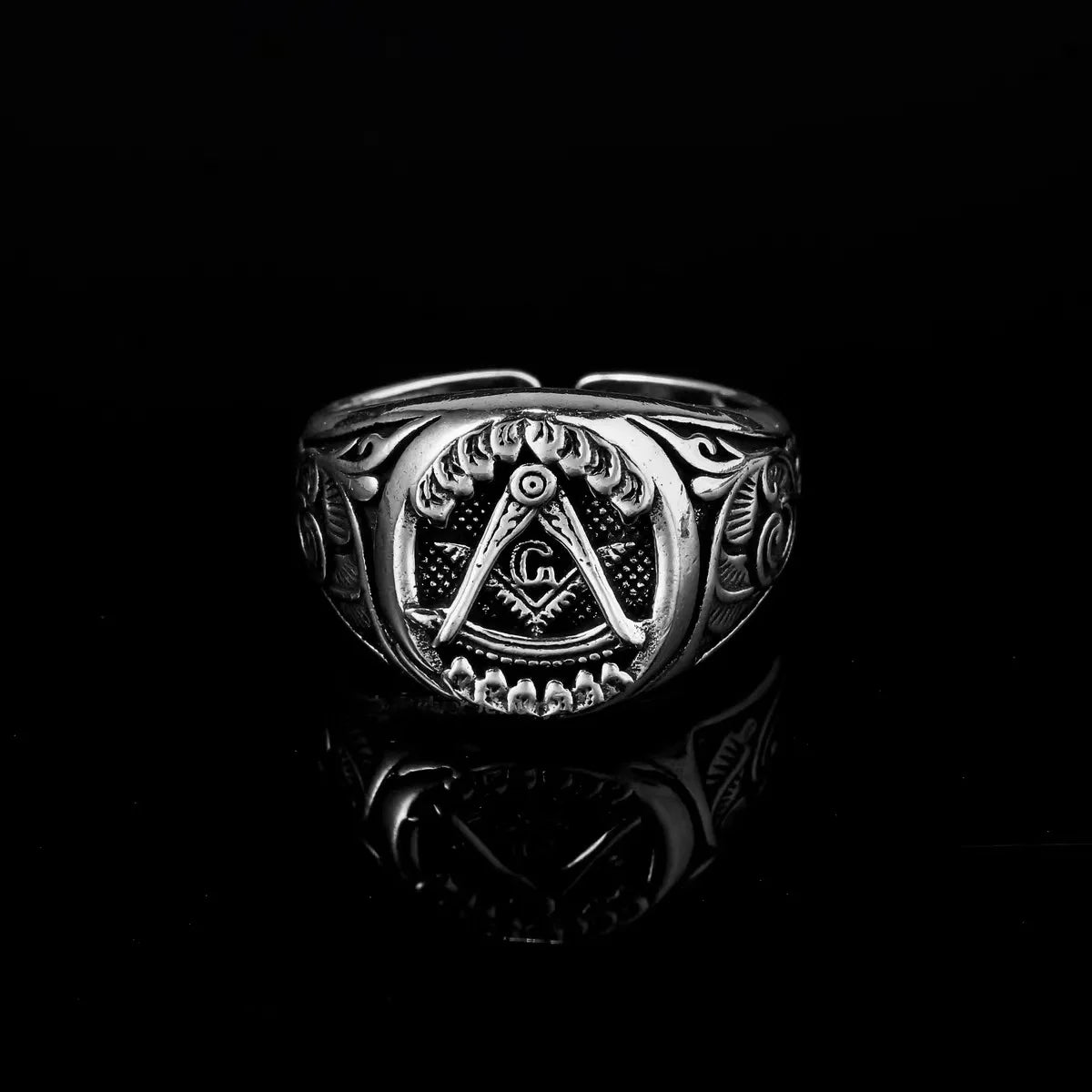 Bague Homme Hip Hop Punk - Acier Inoxydable Style Américain