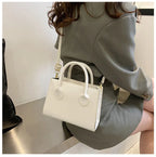 Bolso Negro Elegante — Doble Asa Bandolera Retro FuturaTrend