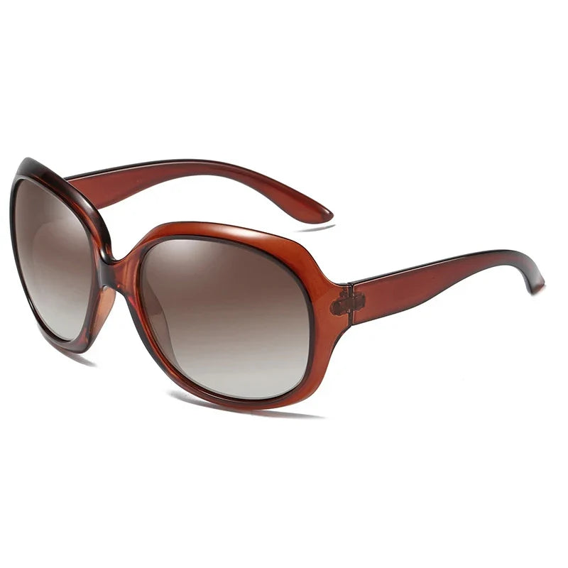 Lunettes de Soleil Rondes Oversize Femme — Style Vintage, 5 Coloris