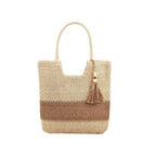 Sac de Plage Tote Tressé Femme — Grande Capacité Été FuturaTrend