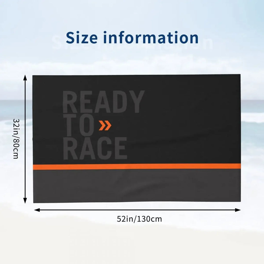 Serviette de Plage Motocross Enduro Cross - Microfibre Douce Séchage Rapide Moto