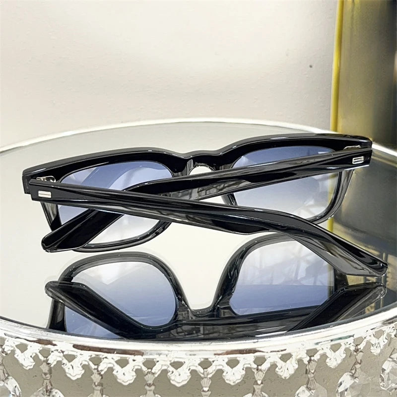 Lunettes de Soleil Carrées Acétate Unisexe — Luxury Moderne UV400
