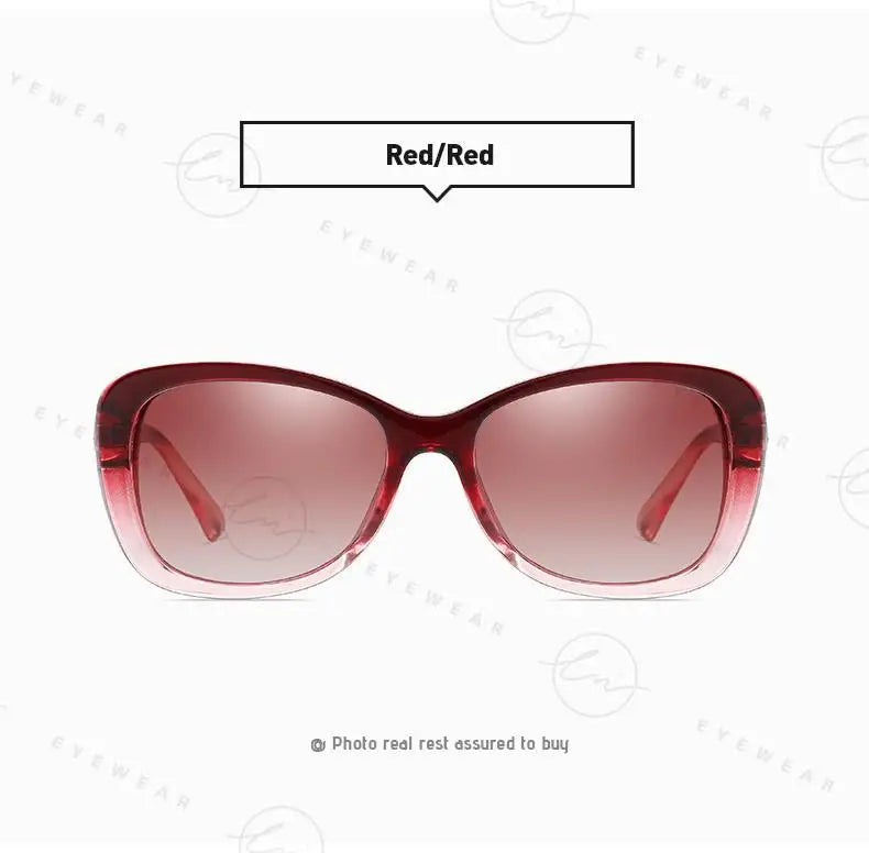 Lunettes de Soleil Femme LM Polarisées Carrées - UV400 Gradient Luxury 2024