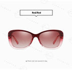 Women's LM Polarized Square Sunglasses — Gradient Luxury UV400